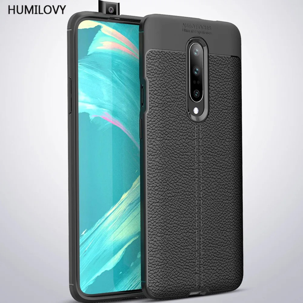 For One Plus 7Pro Case for Coque OnePlus 7 Pro Cover Leather Silicone Soft TPU Phone Fundas Capa |