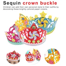 1pcs EVA child Party Hats Birthday Hats DIY Birthday Crown Hat Nursery Toy Crown Hat for Kids Party Gift 1pcs EVA child Party Hats Birthday Hats DIY Birthday Crown Hat Nursery Toy Crown Hat for Kids Party Gift