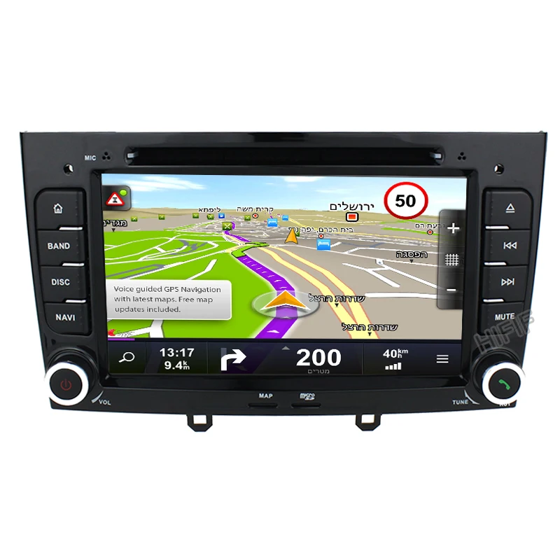 Flash Deal IPS 7 inch 1024*600 Octa Core Android 8.0 4G RAM 32GROM Multimedia Car dvd Player For Peugeot 308 408 with wifi radio GPS BT RDS 3