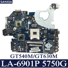 Kefu P5WE0 LA-6901P ноутбук материнская плата для Acer 5750 5750G 5755 5755G Тесты оригинальная материнская плата HM65 GT540M/GT630M