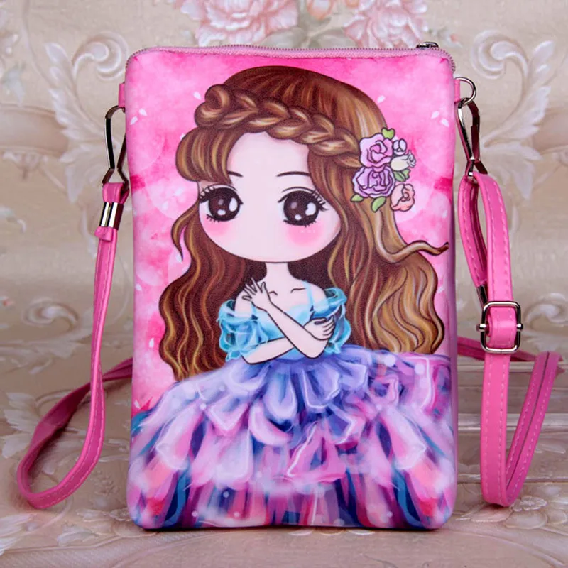 2018 Cute women Kids Bags printing Girls Mini Crossbody Bag