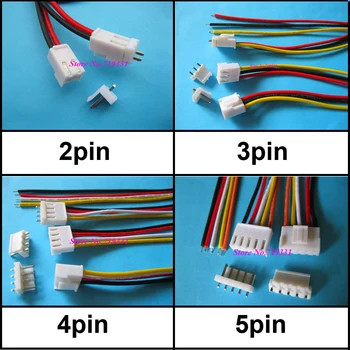 

50 pcs VH3.96 3.96mm2p 3p 4 pin 5p Female 22AWG Wire with Male Pin Connector Leads