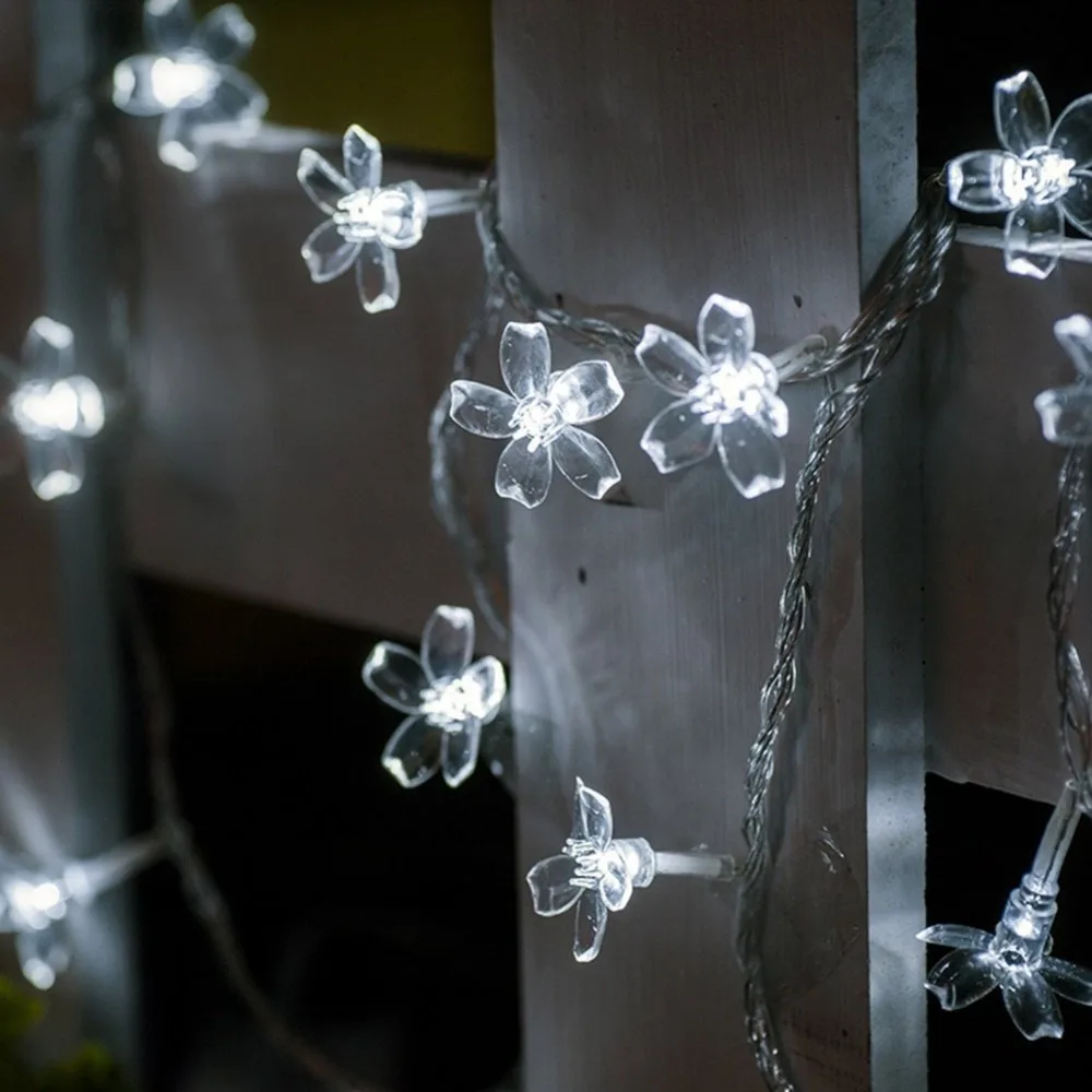 10m 100led Cherry Multicolor LED Garlands String Lights Easter Holiday Light Wedding Decoration Lighting EU US Flor Cereza Luces 10m 100led Cherry Multicolor LED Garlands String Lights Easter Holiday Light Wedding Decoration Lighting EU US Flor Cereza Luces