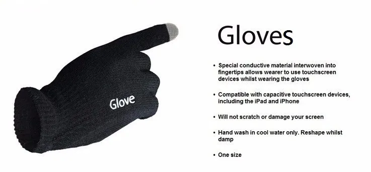 Men/Women Warm Smartphone Touchscreen Gloves