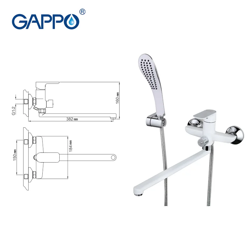Günstig GAPPO badewanne wasserhahn bad drehbare armaturen deck montiert mischer wasserfall wasserhahn waschbecken küche mischbatterie armaturen