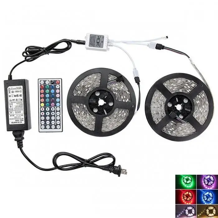 

DC 5V 3W USB RGB 30-5050 LED Strip Light for TV Background Lighting with Self-Adhesive Tape Car Atmosphere Lamp 1M
