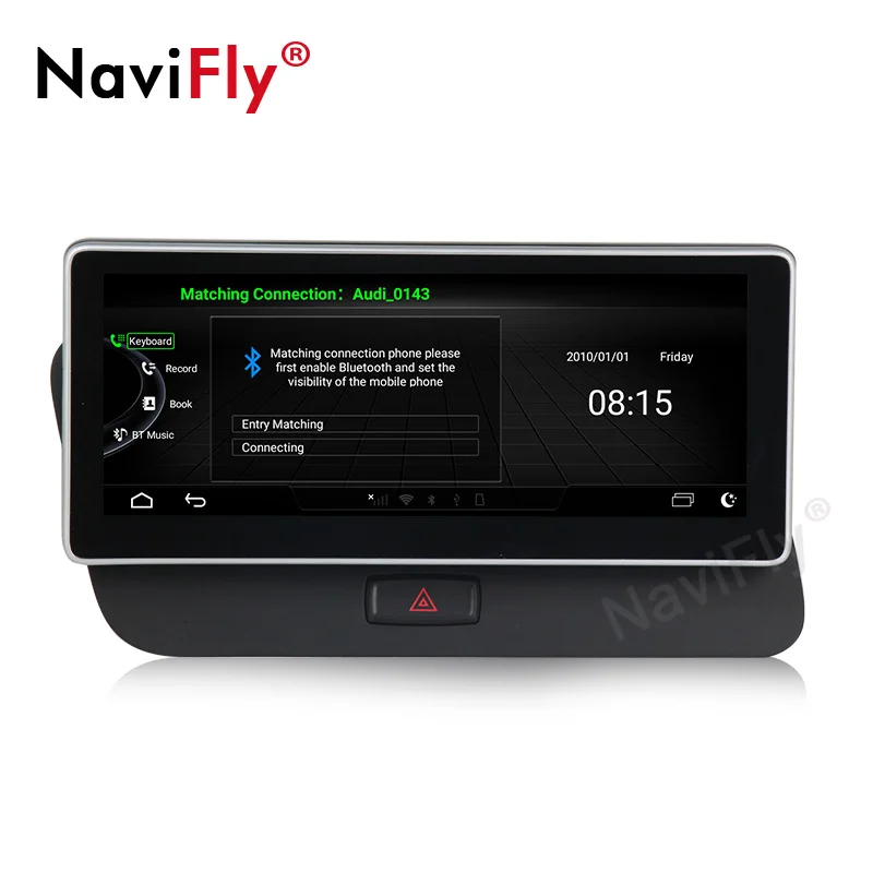 Sale NaviFly 10.25" HD Full touch screen Car Radio gps FM cassette for Q5 2009-2017 with original car functions GPS navigator 3