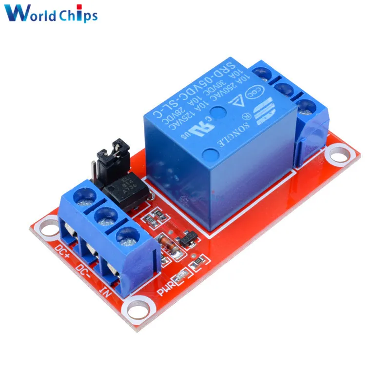 

One 1 Channel 5V Relay Module Board Shield With Optocoupler Support High And Low Level Trigger Power Supply Module For Arduino