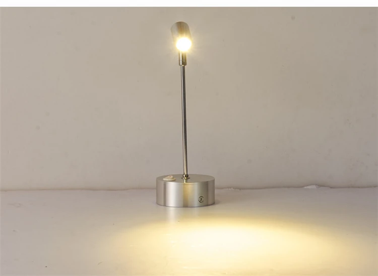 Светодиодный точечный светильник с бесплатной подзарядкой, 1 Вт/3 Вт, вращающийся аварийный светодиодный светильник для шкафа, Светодиодный точечный светильник с батареей