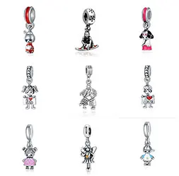 Fit charms plata de ley 925 браслет Ювелирная бижутерия с кристаллом Шарм горка Pendantss Морская звезда бусины в античном стиле DGB458