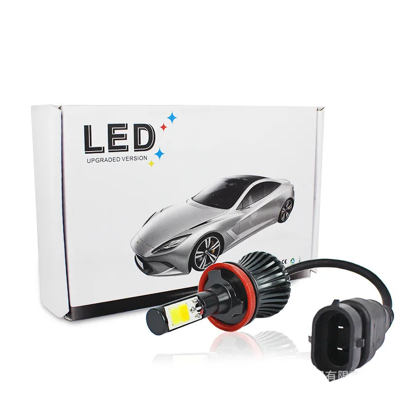 

2PC LED Dual Fog Light H11 H8 9005 H4 H7 H1 Car Bulbs 3000K Yellow 6000k White 8000K Ice Blue Colors Changing Switch Lamp Bulb