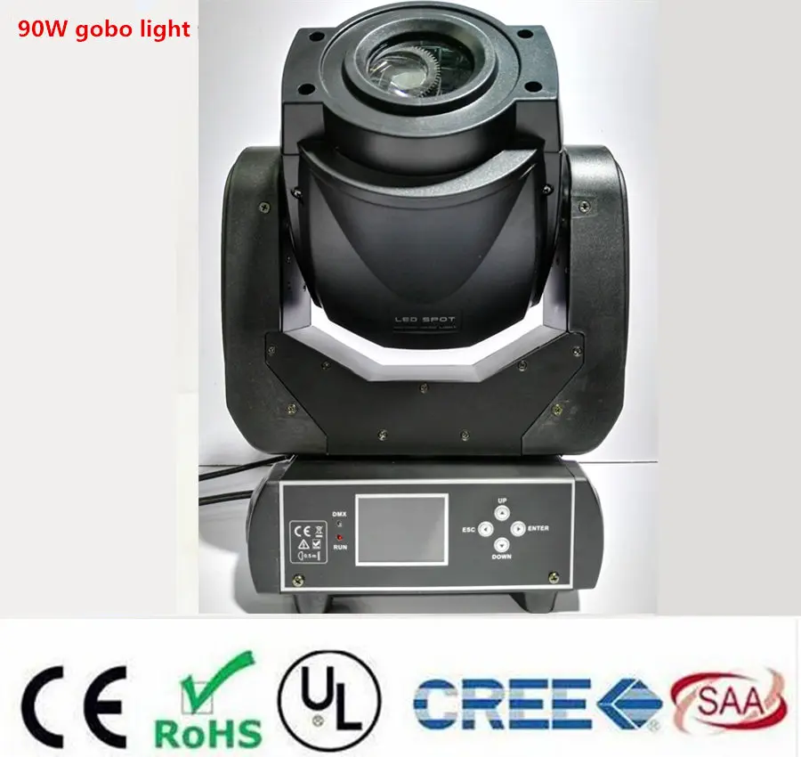 

LED Moving Head 90W LED Moving Head 3 Face PrisSpot Stage Lighting DMX Channel LED gobo lights dj beam lights
