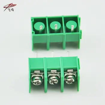 

KF8500-2P 10PCS Barrier 8.5mm Pitch 2P 3P 4P 300V 20A KF8500-3P Green Terminal Block Solder Terminal Block PCB DG KF8500-4P