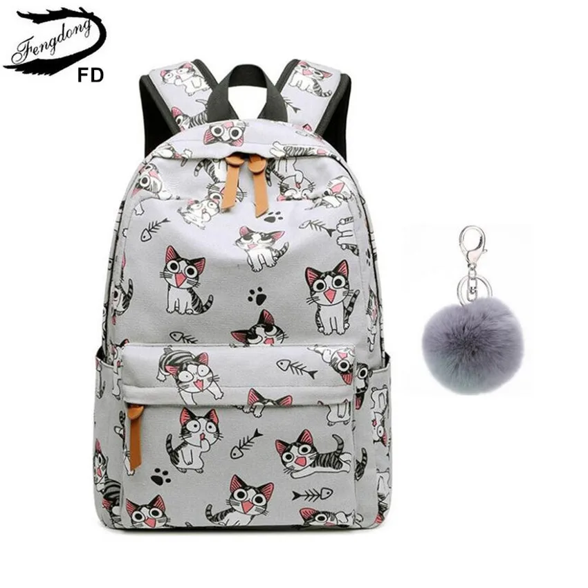 FengDong font b school b font font b bags b font for teenage girls schoolbag children