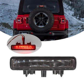

Third Brake Tail Light Rear High Mount 3rd Brake Stop Light for Jeep Wrangler JL 2018 + Smoke Lens