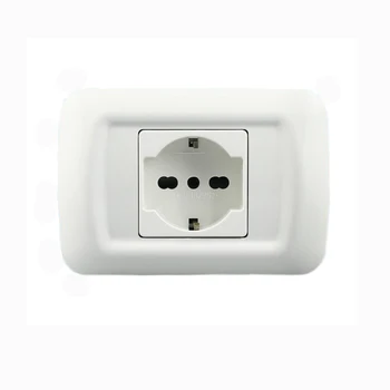

118 Type Power Switch outlet 16A Italian Plug Wall Socket Home Wall Panel Power Socket For Hotel Home Office Use AC110-250V