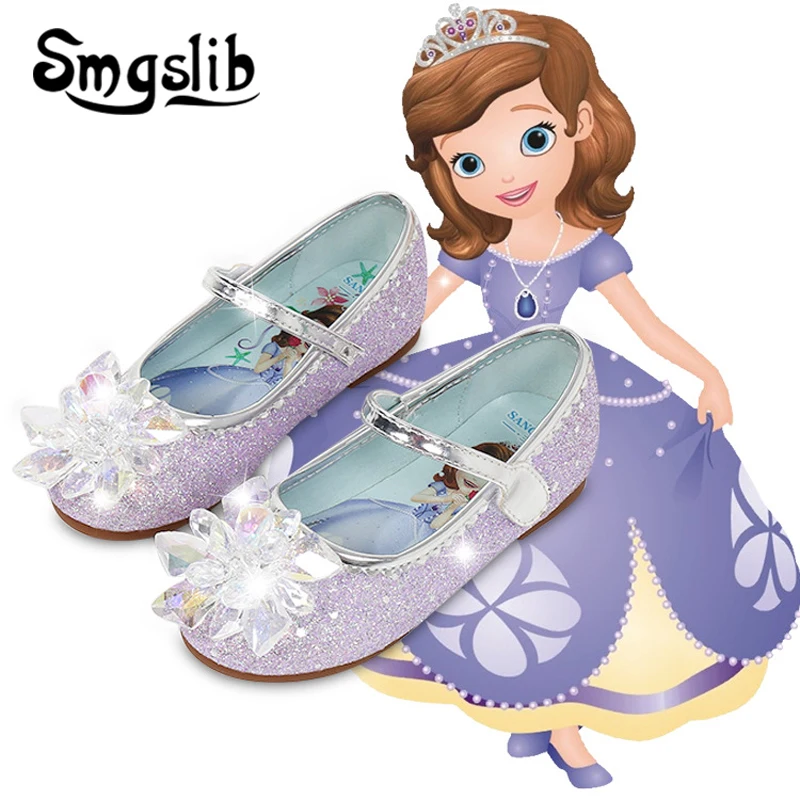 

Girls Dress Shoes Princess Party Toddler Girls Wedding Glitter Crystal Flower Shoes Kids Dance Pink School Shoes For Girls