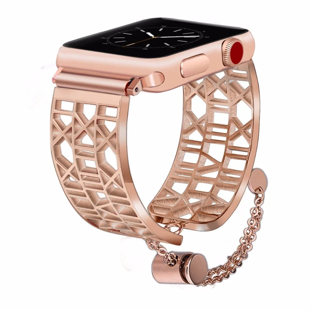 

For Apple Watch Bands Jewelry Bracelet For Apple Watch Series 3,Series 2,Series 1 Band Stainless Steel Bangle For iWatch Straps