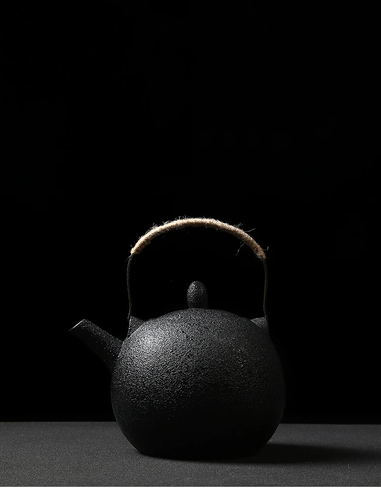 TANGPIN Большая емкость Черный посуда керамическая чайник с фильтрами из нержавеющей стали кофейные чайные сервизы фарфоровый чайник 2000 мл