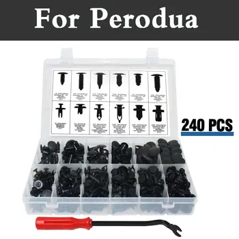 

New 240pcs Car Universal Body Rivet Clip Retainer Set 12 Most Popular Sizes For Perodua Kancil Kelisa Kembara Myvi Nautica Viva