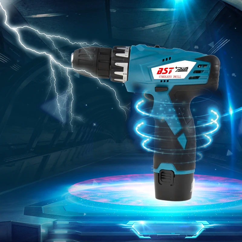 BST+PLUS(second style) 12V LITHIUM-ION BATTERY CORDLESS ELECTRIC HAND DRILL HOLE ELECTRICE SCREWDRIVER DRIVER WRENCH POWER TOOLS