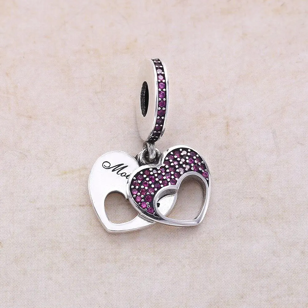 Silver Love Heart Charms 3