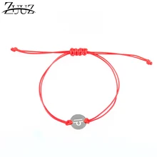 ZUUZ Шарм красная струна браслет Дружба звено цепи браслеты пары для женщин нержавеющая сталь мужские аксессуары ювелирные изделия