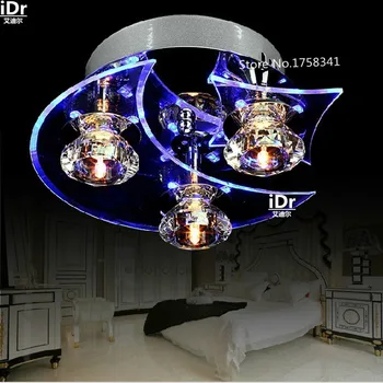 

Free shipping Deluxe LED Modern Crystal Chandelier With 3 light Use for living room/Bedroom&CE ROSH