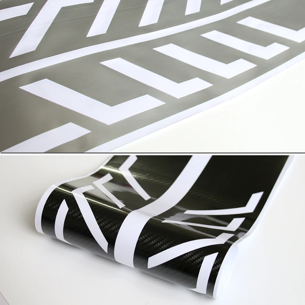 Matte Black 507 Style Stripes Sticker for Mercedes Benz S204 W204 Coupe C 63 AMG