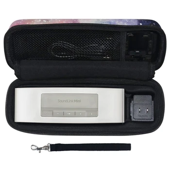 

Newest Travel Hard Bag Speaker Cases for Bose Soundlink Mini 1/2 Wireless Bluetooth Speaker with Mesh Pocket for Accessories