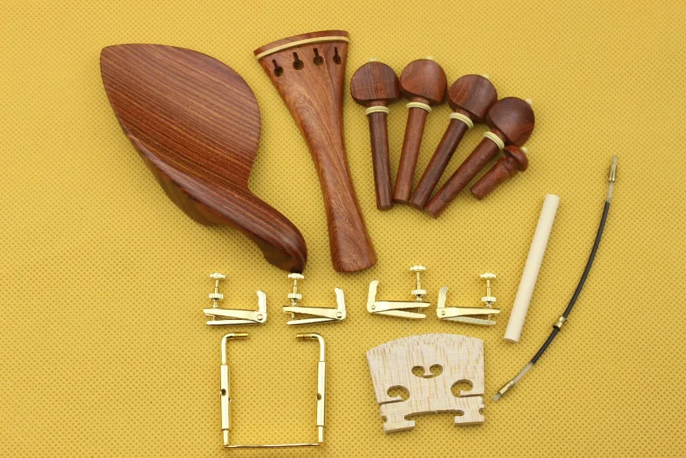 

1 set high quality new rosewood Violin parts 4/4 full size