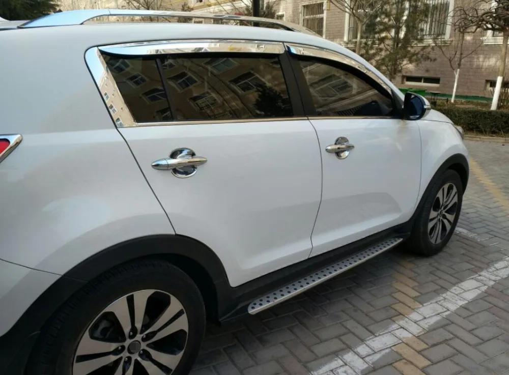 ABS пластик хром окно козырек Vent Оттенки Солнце Дождь гвардии автомобильные