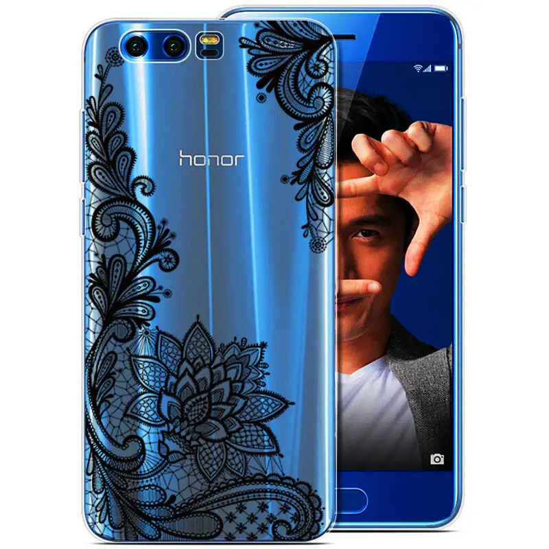 Soft TPU Phone Cover for Huawei Honor 9 V9 Painted Case for Huawei Honor Play 10 V10 Silicone for Honor 7A 7C 7X 8X V9 Fundas (2)