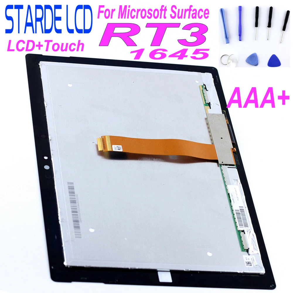 Сменный ЖК-дисплей 10," для microsoft Surface 3 RT3 1645, кодирующий преобразователь сенсорного экрана в сборе с бесплатными инструментами