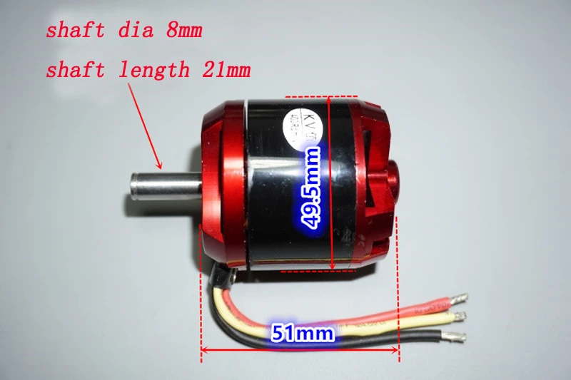 2 шт. RC модель самолета C5055 наружный бегунок бесщеточный двигатель KV600 KV700 вал диаметром 8 мм наружный ротор Двигатели w/Весло зажим пуля