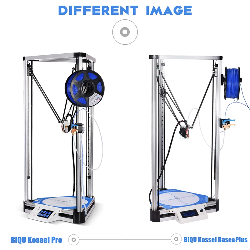 BIQU 3d принтер Kossel Plus/Pro Большая печать линейная направляющая сенсорный экран PLA нити автоматический уровень Bltouch Reprap Delta DIY Металл