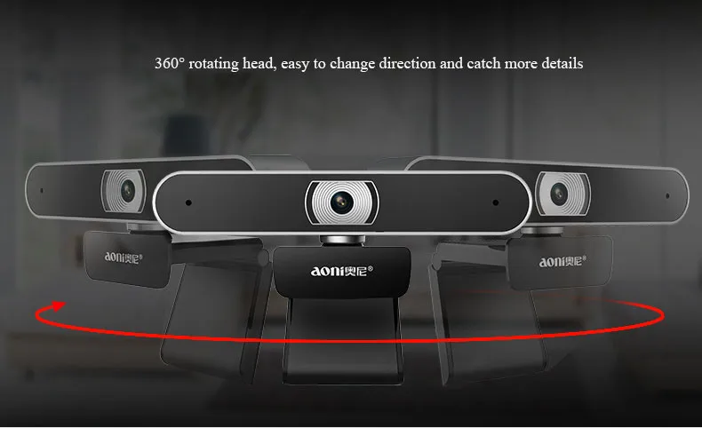 Aoni HD 1920*1080 AF веб-камера широкоугольная ПК Компьютерная камера с микрофоном Поддержка верификации сети Live Smart tv видео веб-камера A35