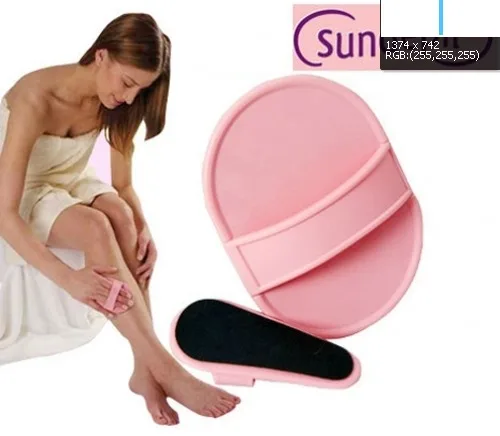 

Box pack skin care tool hair removal sundepil for skin brightening exfoliator as smooth legs body scrub polishes callous remover
