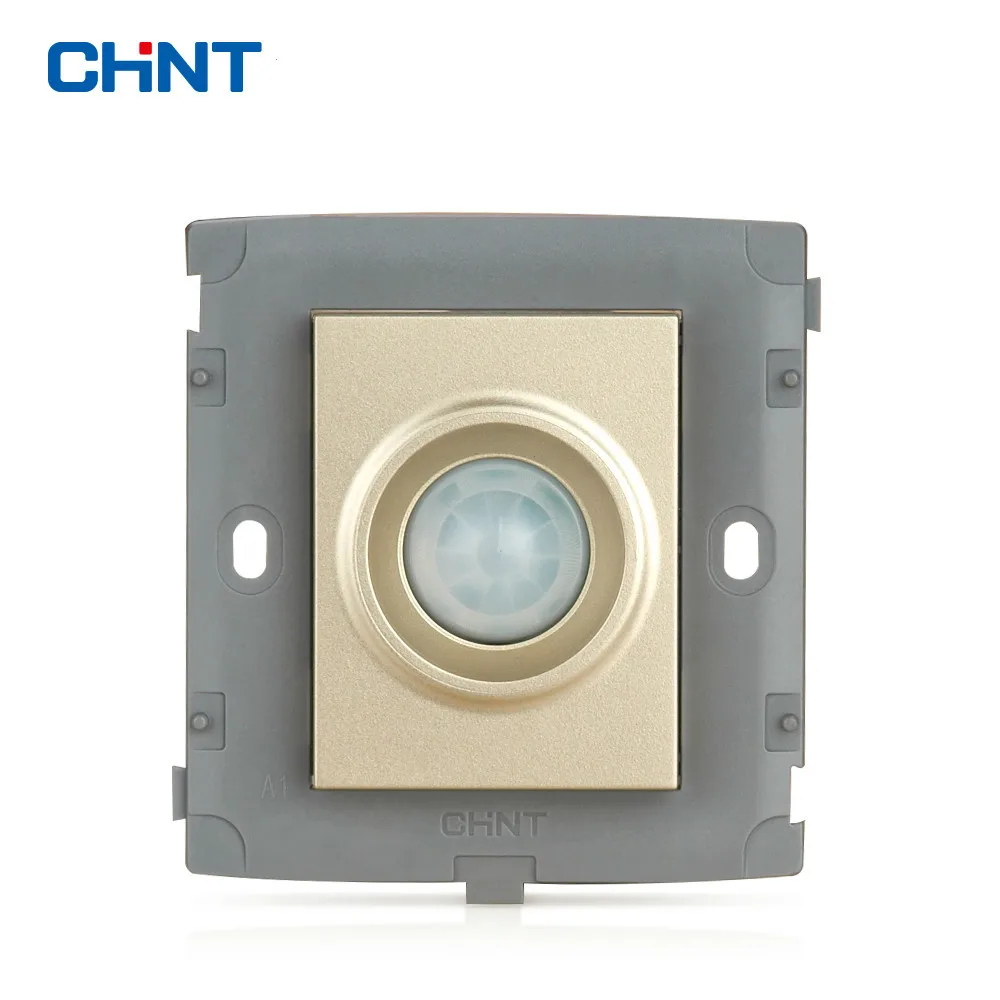 

CHINT Electric Infrared Delay Module NEW2K Light Champagne Gold Sound And Light Control Delay Module