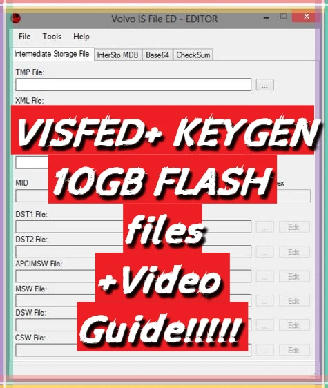 

INTERMEDIATE STORAGE FILE ENCRYPTOR/DECRYPTOR (EDITOR) v0.2.1+all flash mids 10GB+Tutorials For volvo and Renault TRUCKS