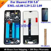 LCD Display Für Huawei P20 LCD 5,8 'P20 LCD Display Für Huawei P20 AL00 EML L29 Display LCD Bildschirm Touch digitizer Montage
