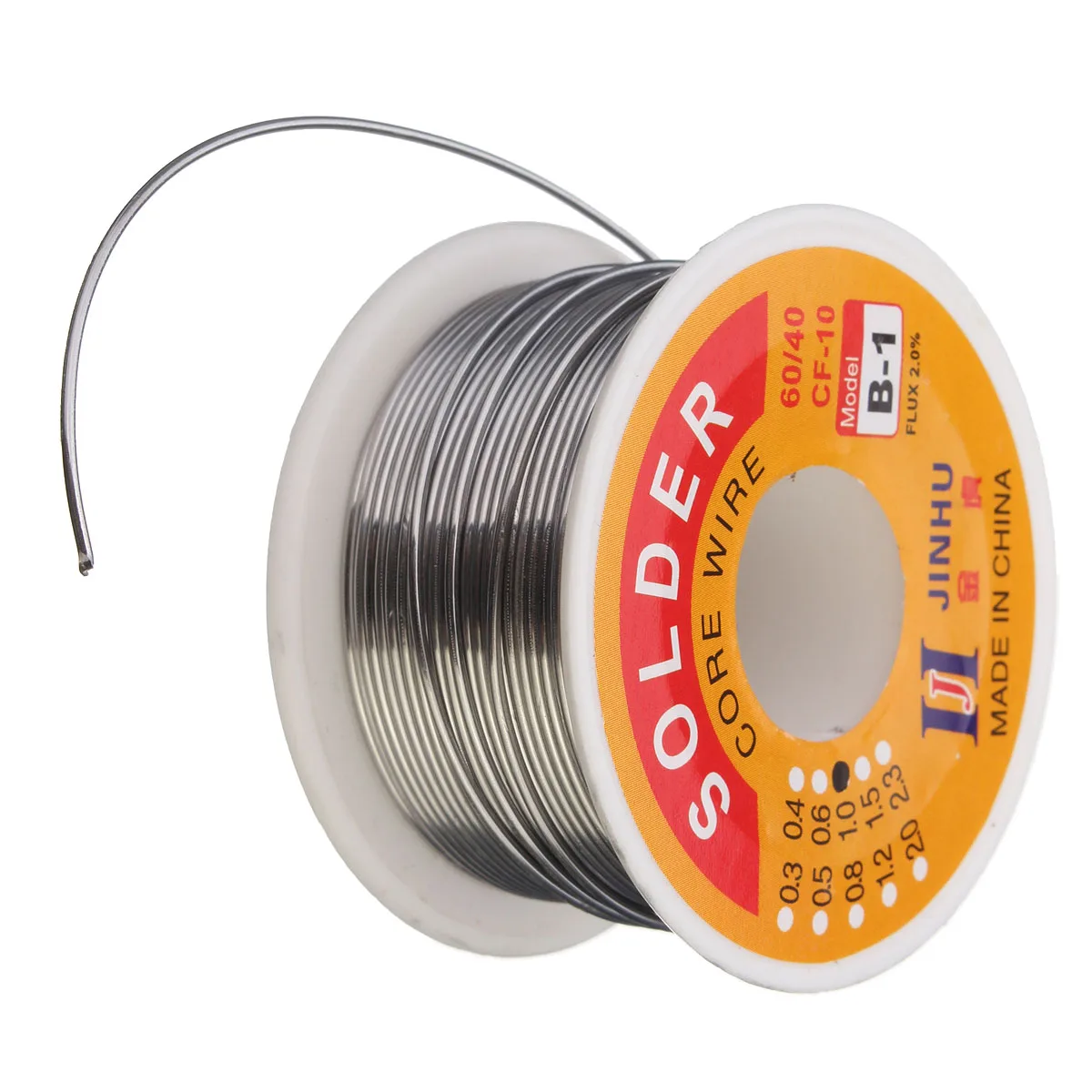JimBon 60/40 1mm 100g Silver Tin Lead Solder Wire Welding Supplies Tin Lead Flux for Welder Iron Wires Reel Soldering Tools JimBon 60/40 1mm 100g Silver Tin Lead Solder Wire Welding Supplies Tin Lead Flux for Welder Iron Wires Reel Soldering Tools