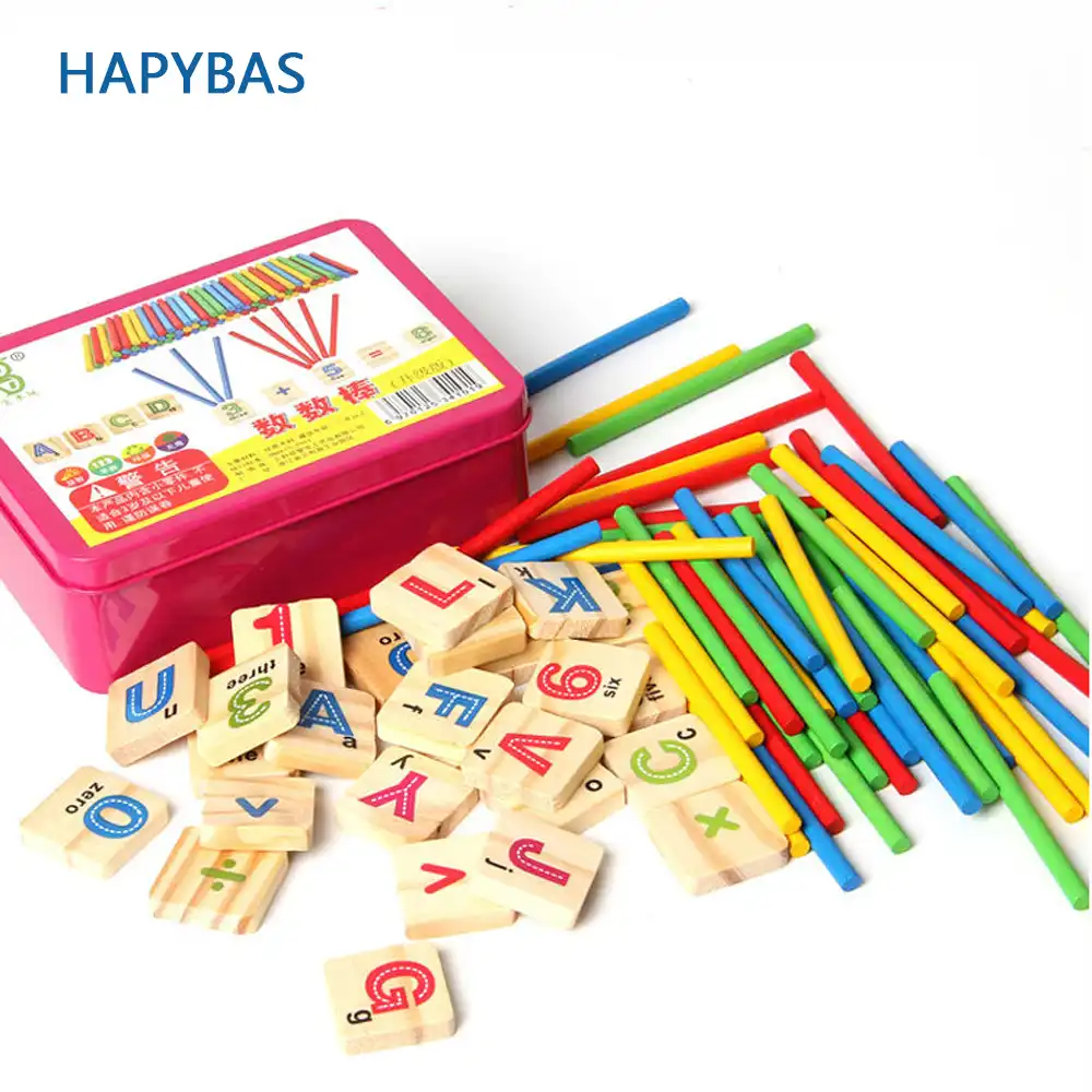 wooden math toys