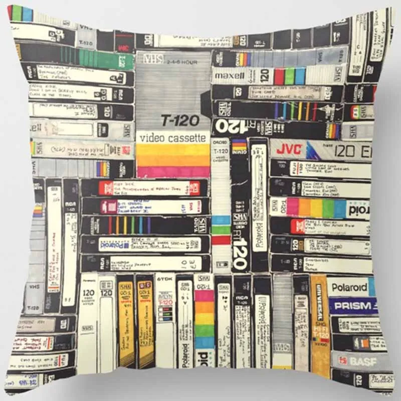 Hot sale beauty books pillow case men women girls ladies square pillow cases home creative color pillow cover 45*45cm - Цвет: 23