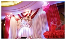 Wedding backdrop Wholesale 10ft*20ft stage decoration wedding supplies Backdrop with Detachable Swag