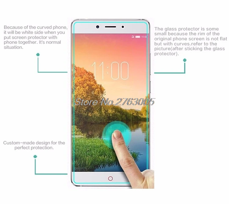 2 шт закаленное стекло для zte Blade A330 A521 A520 A520C L8 A6 A610 V7 Lite V9 Vita Z10 Защитная пленка для экрана