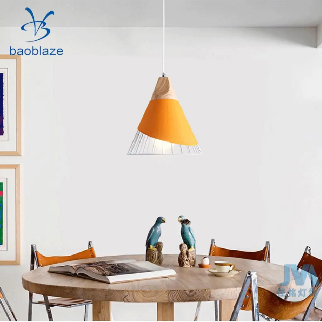 E27 Chandelier Shade Decor Home Iron Wood Lighting Chandelier Fixture