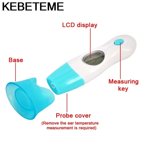 Многофункциональный Детский Электронный термометр ЖК-температура ик инфракрасные измерения ушные лобные Термометры для детей уход за ребенком