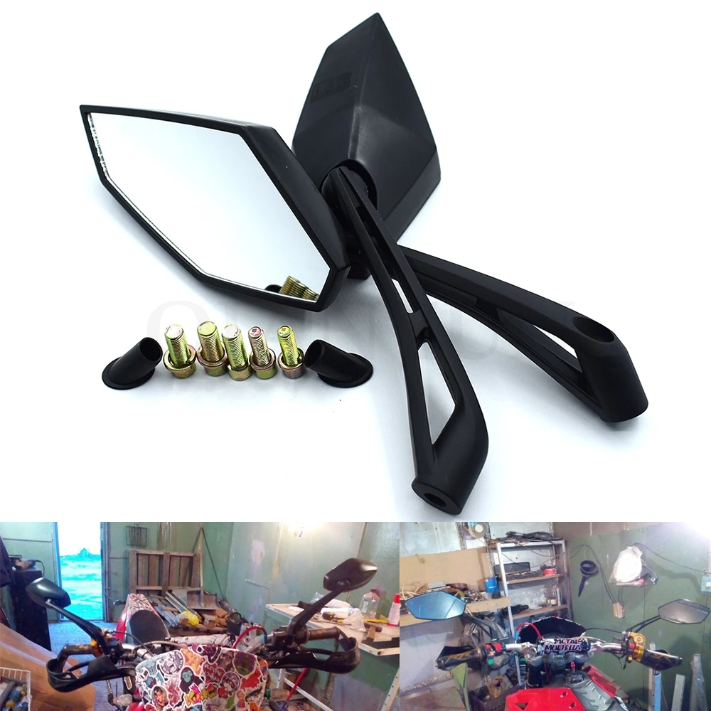 

Universal Motorcycle Rearview Mirrors Motorbike Side Mirrors 8mm 10mm For KTM 690 DUKE 990/1290 SUPER DUKE RC8/R