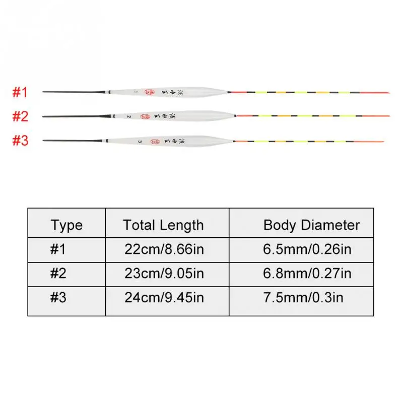 3 шт./компл. дерево Рыболовные Поплавки Ассорти рыболовные приманки поплавок с индикатором длинный хвост Подставка-поплавок для Go комплект для морской рыбалки рыболовные снасти аксессуары